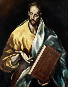 アポトレ小聖ヤコブ」。ドメニコス・テオトコプーロス（エル・グレコ）（1540-1614）の絵画 作： El Greco