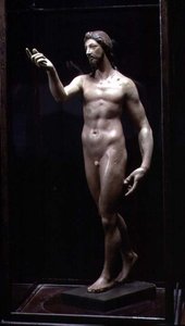 復活したキリスト（漆喰塗り） 作： El Greco