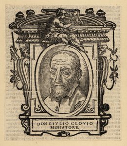 ルネッサンス期のイタリアで活躍したクロアチア生まれの照明家、細密画家、画家、ジョルジオ・ジュリオ・クロビオの肖像 作： El Domenico (after) Greco