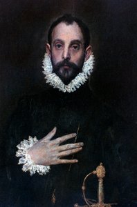 彼の胸に手を持つ貴族、c1577-1584