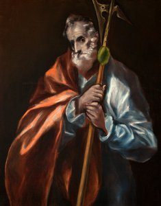 スペイン語：サン・ユダ・タデオ使徒聖タデウス（ユダ） 作： El Greco