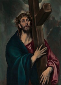 十字架を運ぶキリスト、ca。 1577-87。 作： El Greco