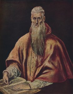 聖ジェローム、枢機卿、聖ジェローム、枢機卿、c1590-1600、1938 作： El Greco