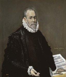 医師の肖像、1582-1585 作： El Greco