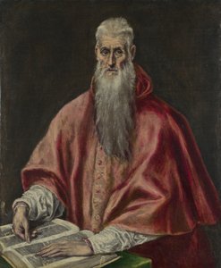 聖ジェローム、枢機卿、15901600 作： El Greco