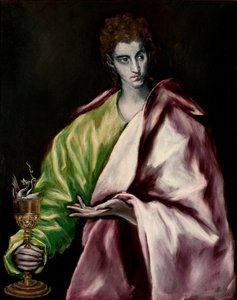聖ヨハネ伝道者 作： El Greco
