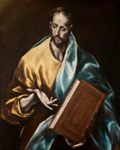 スペイン語  El apóstol Santiago el Menor 小さき使徒聖ヤコブ 作： エルグレコ