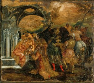賢者の礼拝、1565-1567 作： El Greco
