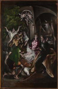 羊飼いの礼拝、c.1605-10 作： El Greco