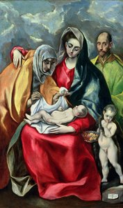 聖エリザベスの聖家族、1580〜85年 作： El Greco