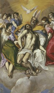 聖三位一体、1579 作： El Greco