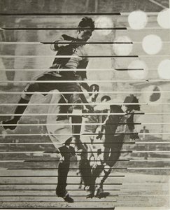 サッカー選手、1926 年。 作： Eliezer Markowich Lissitzky