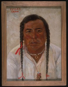 カーリー（アシシシェ）1897年（キャンバスに油彩） 作： Elbridge Ayer Burbank