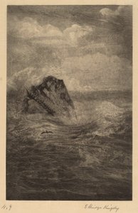 海の中の岩 作： Elbridge Kingsley