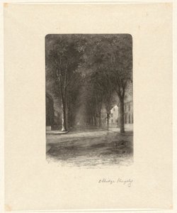 無題 [並木道] 作： Elbridge Kingsley