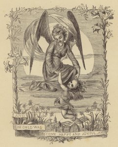 そして、子供は幸せでうれしくなりました (litho) 作： Eleanor Fortescue Brickdale