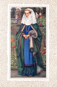イーニッド、アルフレッド・テニスン作「Idylls of the King」のイラスト (1809-92)、Hodder & Stoughton 発行 作： Eleanor Fortescue Brickdale