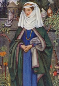 Alfred Lord Tennyson による Idylls Of The King のイラスト (カラーリソ) 作： Eleanor Fortescue Brickdale