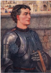 ランスロット、1910年頃（カラーリソ） 作： Eleanor Fortescue Brickdale