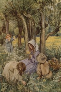 ああ、4月になった今、イギリスにいるために（カラーリソ） 作： Eleanor Fortescue Brickdale