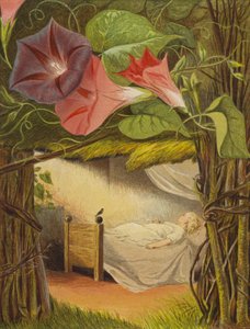 太陽光線が忍び込み、彼にキスをした (カラーリソ) 作： Eleanor Fortescue Brickdale