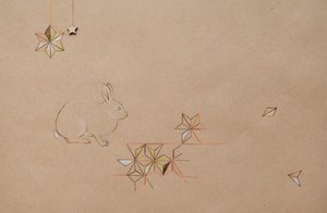 散乱》2014年（紙に鉛筆とミクストメディア） 作： Eleanor Grafton