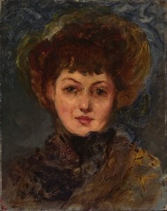 ジョン・ゲラトリー夫人の肖像、1890～1897年。 作： Eleanor Greatorex