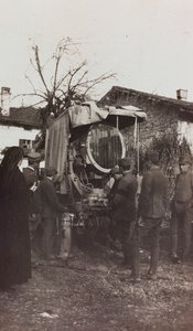 Friuli-Venezia Giuliaにおける第一次世界大戦のアルバム：光電車、1916年04月01日（モノクロ写真 作： Elena Bianconcini