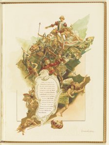 マリウス・プティパとリッカルド・ドリゴによるバレエ「ラ・パール」のプログラム、1896年。 作： Elena Petrovna Samokish Sudkovskaya