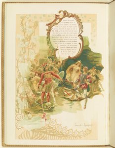 マリウス・プティパとリッカルド・ドリゴによるバレエ「ラ・パール」のプログラム、1896年。 作： Elena Petrovna Samokish Sudkovskaya