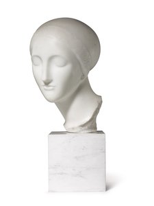 初期の理想的な頭（La Mysterieuse）、1916〜17年頃（大理石）