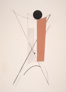 無題 作： Eliezer Markowich Lissitzky
