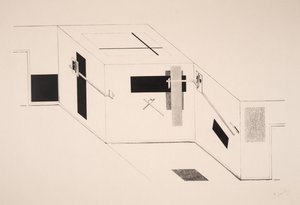 無題 作： Eliezer Markowich Lissitzky