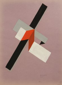 プロウン、ca 1923 作： Eliezer Markowich Lissitzky