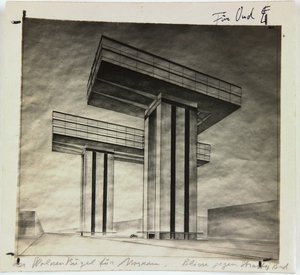 1925年モスクワのストラストノイ通りにある超高層ビルウォルケンビューゲル
