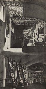ケルンの国際プレス展示会、1933年にソビエトパビリオン。 作： Eliezer Markowich Lissitzky