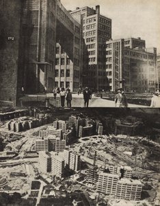 1933年、ウクライナの都市ハリコフにあるゴスプロム複合産業宮殿。 作： Eliezer Markowich Lissitzky