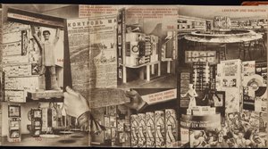 ソビエト連邦。ケルンの国際記者会見でのソビエトパビリオンのカタログ、1928 作： Eliezer Markowich Lissitzky