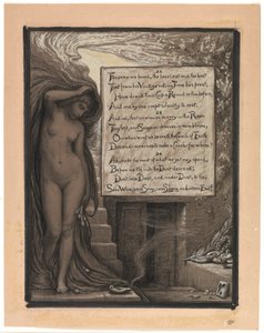 (オマル・ハイヤームのルバイヤート』挿絵）長い休息 作： Elihu Vedder