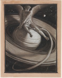 (オマル・ハイヤームのルバイヤート』挿絵）土星の玉座 作： エリフ・ヴェダー