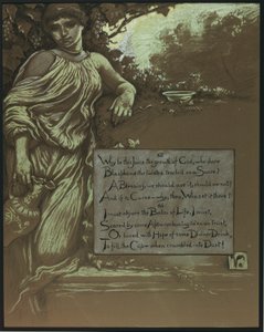 (オマル・ハイヤームのルバイヤート』挿絵）ブドウの木 作： Elihu Vedder