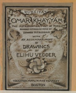 (オマル・ハイヤームのルバイヤート』挿絵）タイトルページ 作： Elihu Vedder