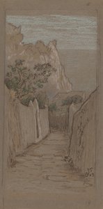 カプリ島、1913 年。 作： Elihu Vedder