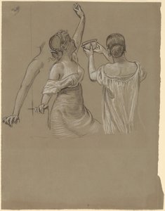 ディオニソスの歓楽者 作： Elihu Vedder