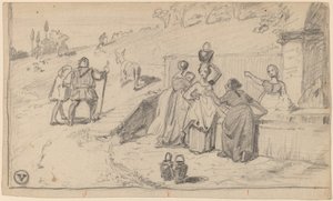 父と息子 作： Elihu Vedder
