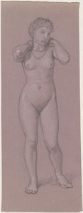 ネックレスの女性ヌード 作： Elihu Vedder