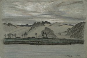 ナイルの旅の30の図面から、No。19
