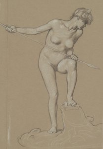 少女槍イルカ、c。 1900年。 作： Elihu Vedder