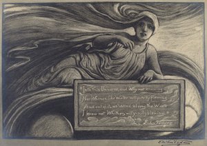 宇宙へ、19世紀後半から20世紀初頭。 作： Elihu Vedder