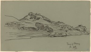ナイルの旅、プトレマイオスのトゥムイ 作： Elihu Vedder